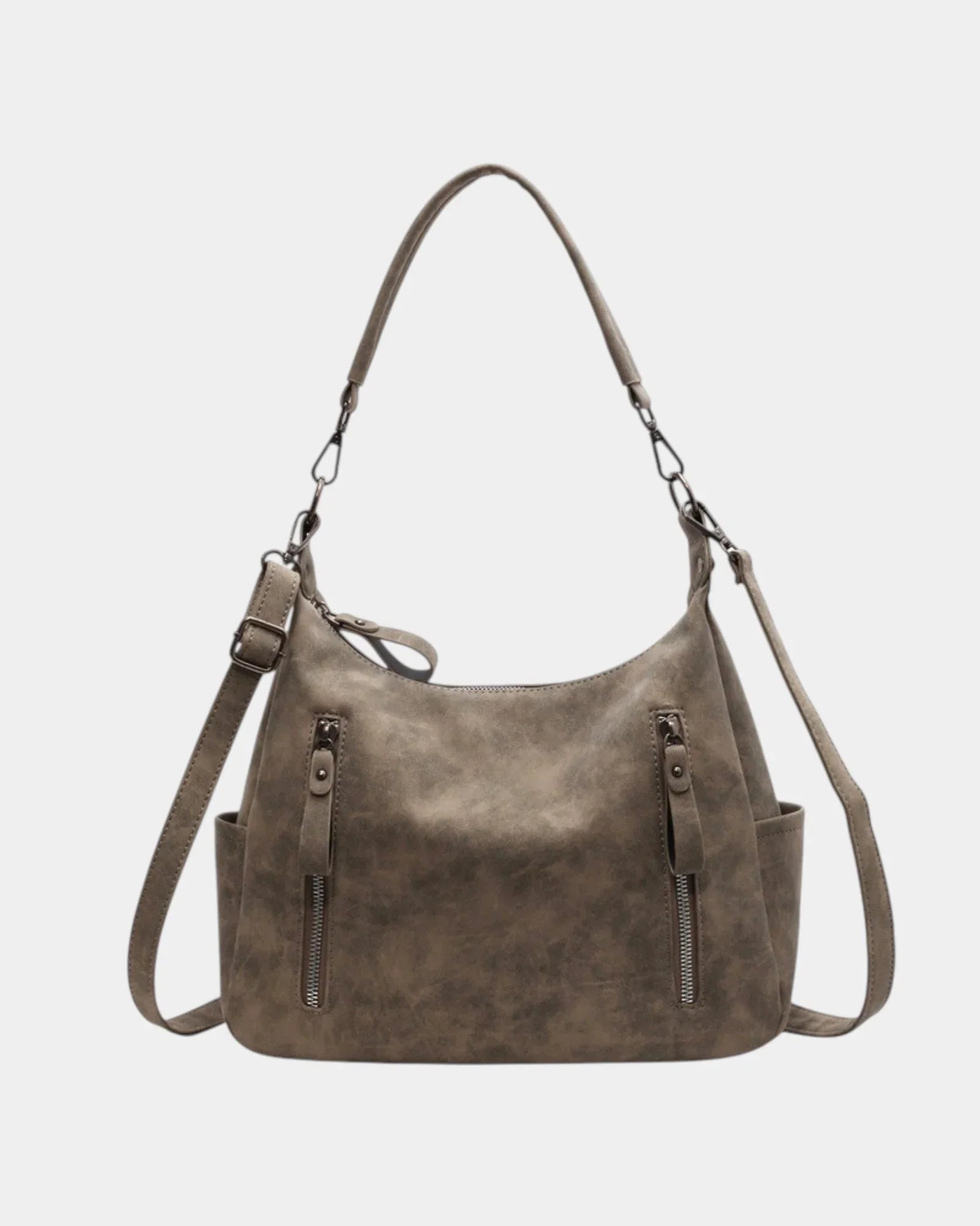 Adèle | Texturiertasche mit Schulterriemen