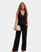 Vivette | Elegantes Ensemble aus Hose und Oberteil