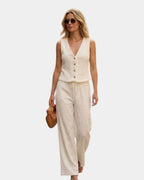 Vivette | Elegantes Ensemble aus Hose und Oberteil