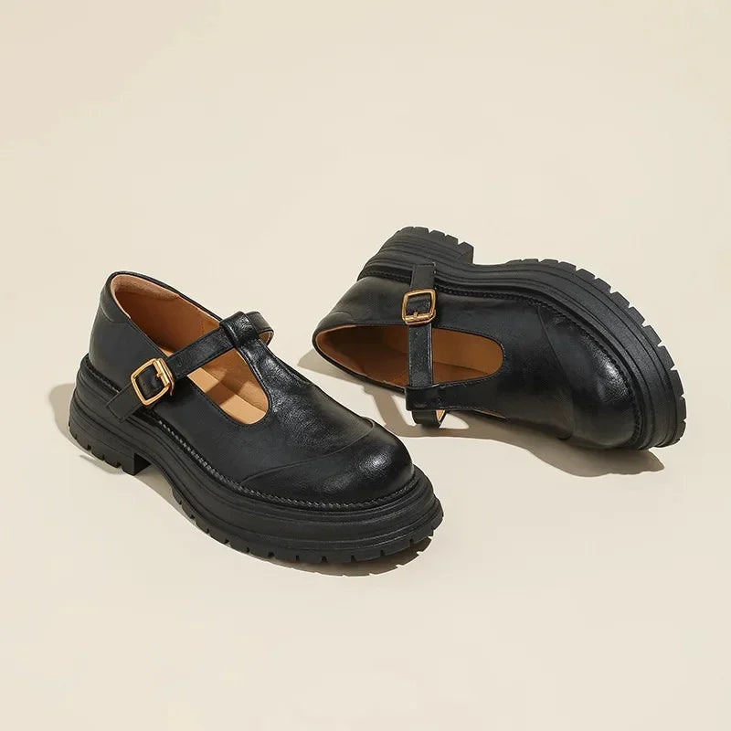 Mary Janes | Eleganter Leder-Schuh