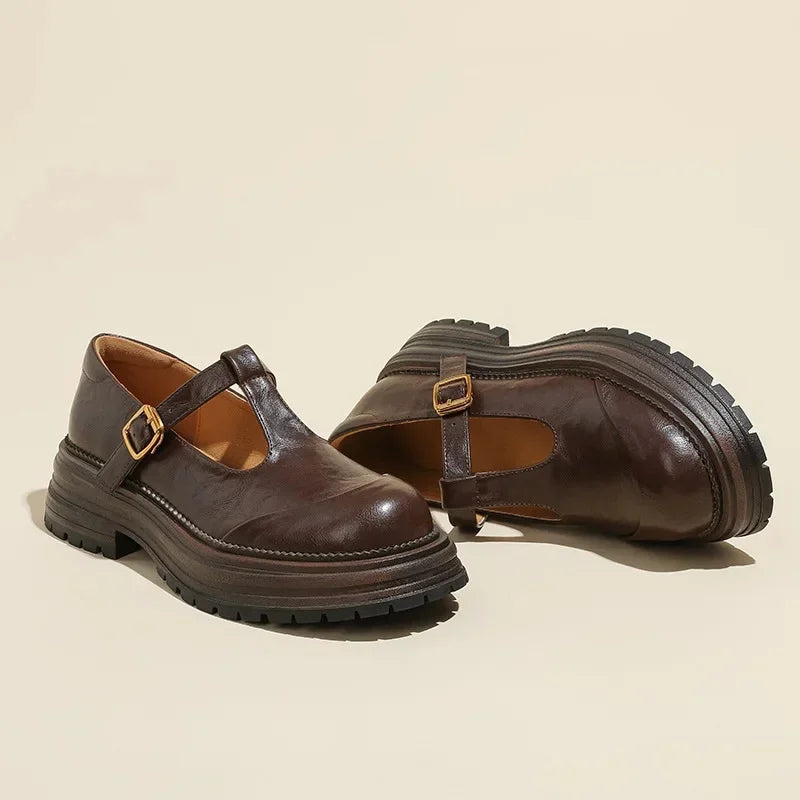 Mary Janes | Eleganter Leder-Schuh