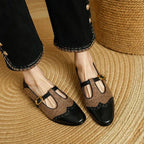 Chloé | Vintage-Leder Schuhe mit Schnalle