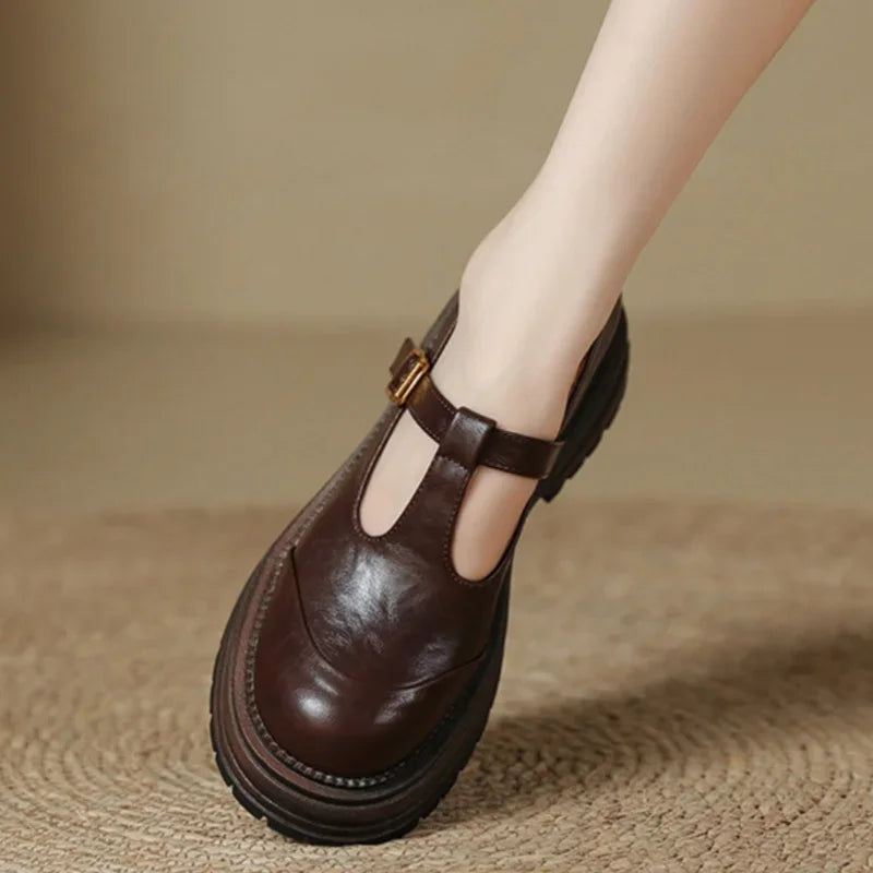 Fleur | T-Bar Schuhe mit Vintage-Charme