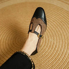 Chloé | Vintage-Leder Schuhe mit Schnalle