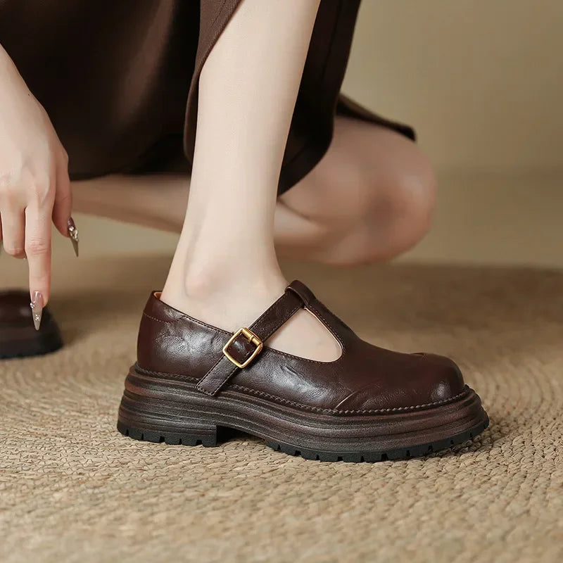 Mary Janes | Eleganter Leder-Schuh