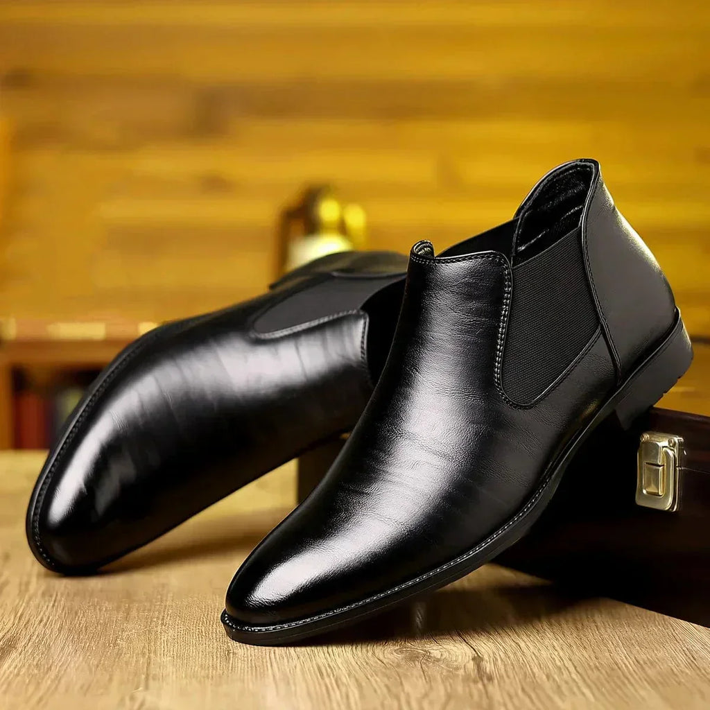 Simon | Elegante Leder-Stiefeletten