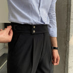 Edward | Elegante Hochtaillen-Hosen