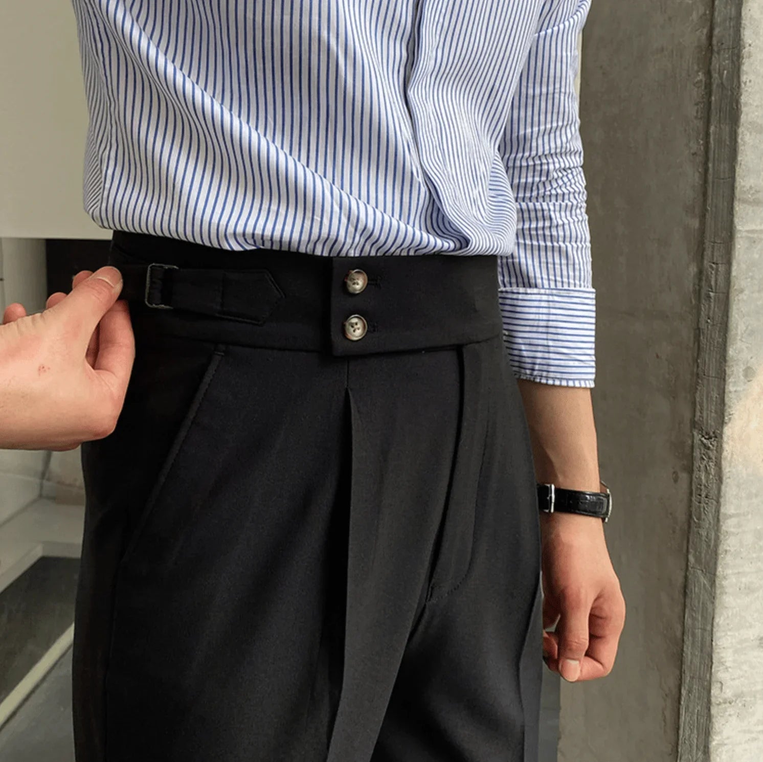 Edward | Elegante Hochtaillen-Hosen