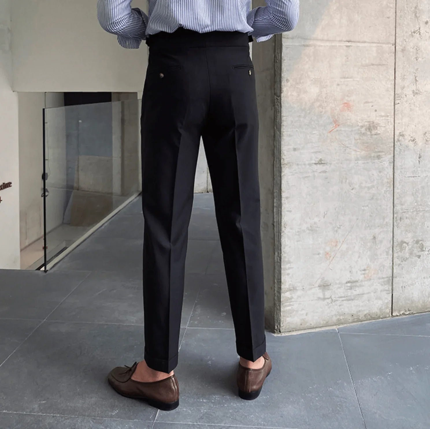 Edward | Elegante Hochtaillen-Hosen