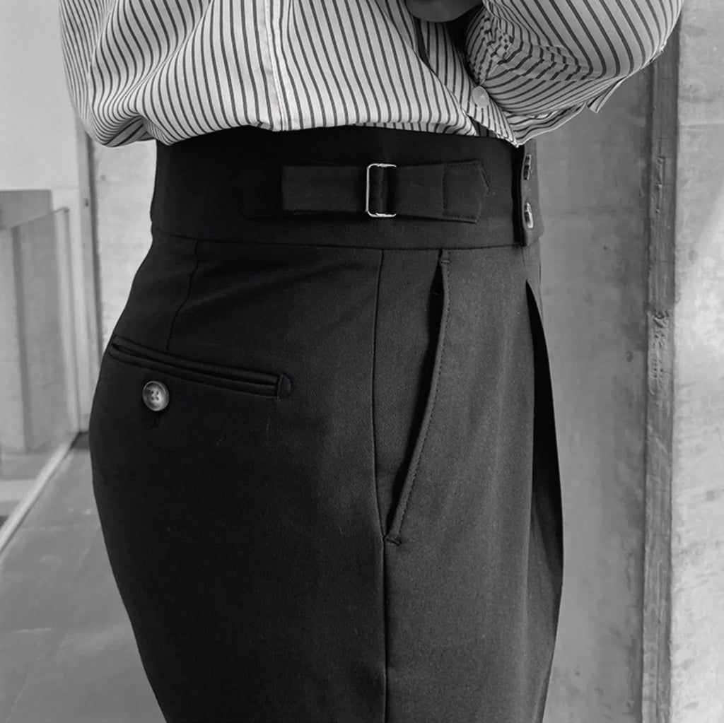 Edward | Elegante Hochtaillen-Hosen