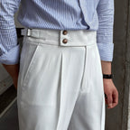 Edward | Elegante Hochtaillen-Hosen