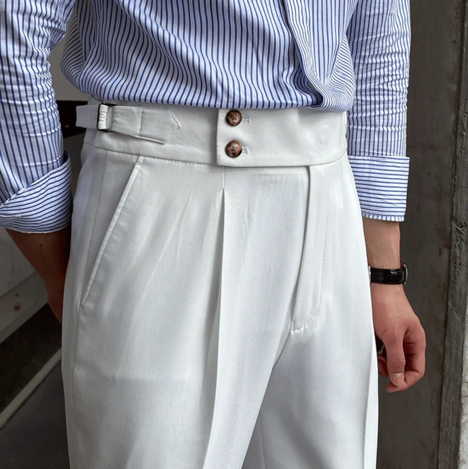Edward | Elegante Hochtaillen-Hosen
