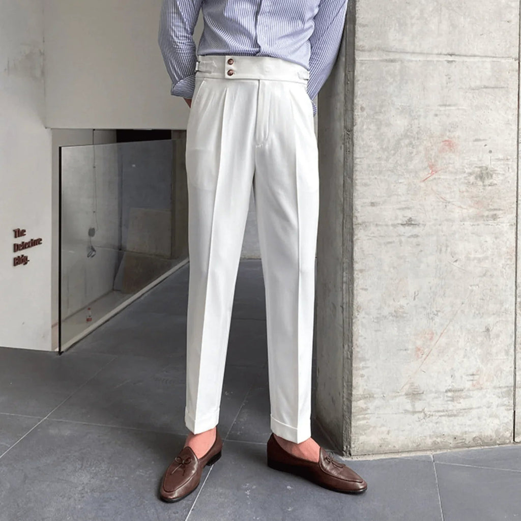 Edward | Elegante Hochtaillen-Hosen
