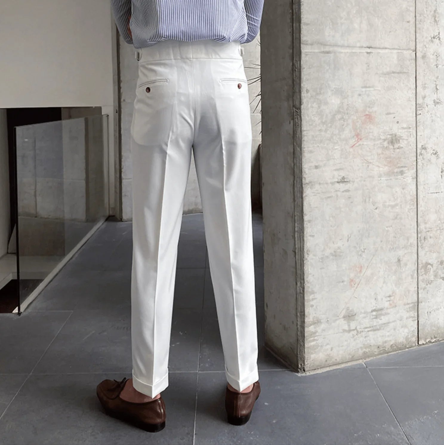 Edward | Elegante Hochtaillen-Hosen
