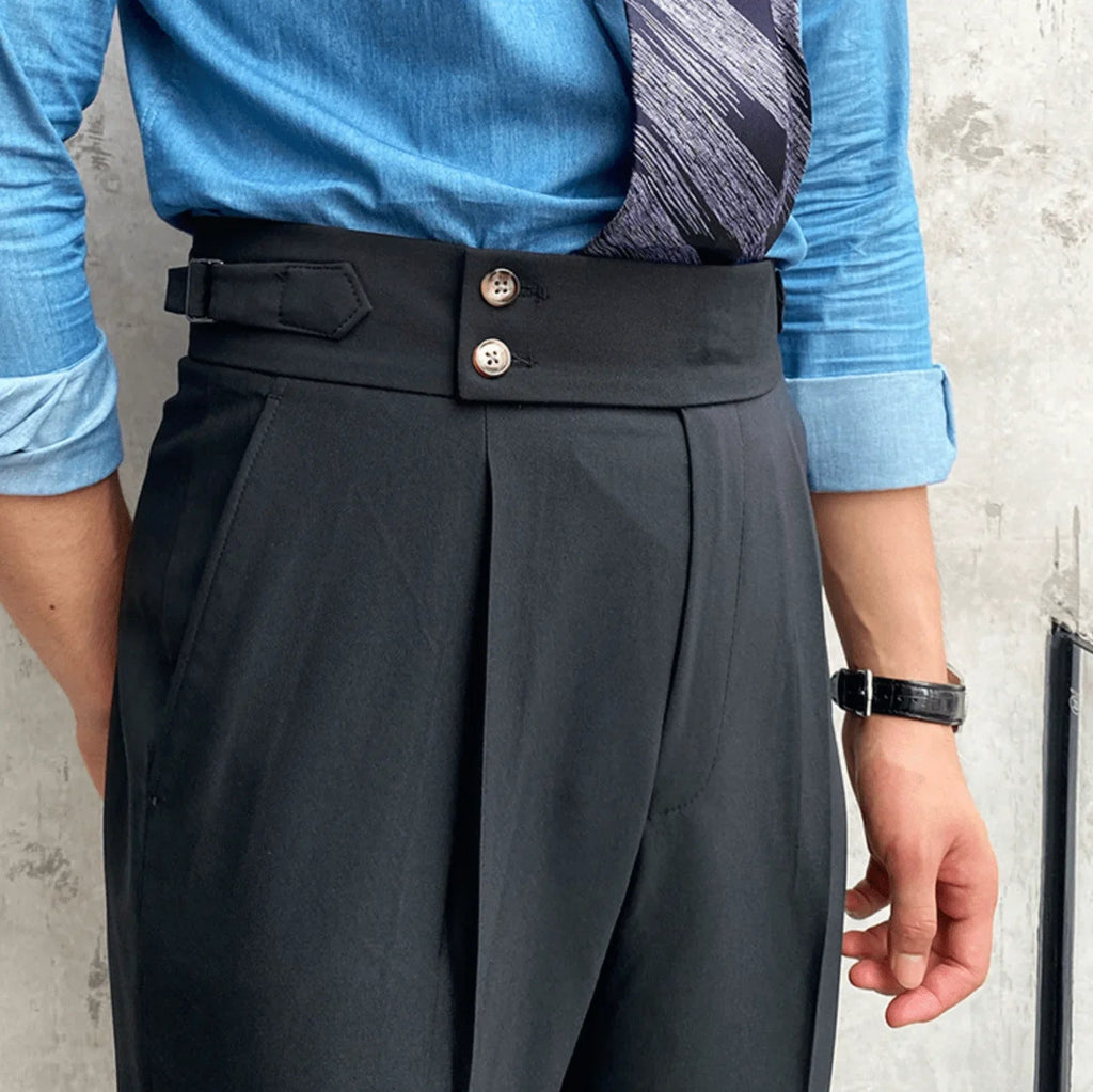Edward | Elegante Hochtaillen-Hosen