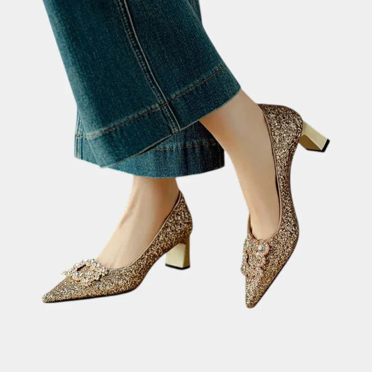 Gloria | Glitzernde Pumps