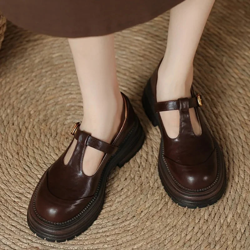 Fleur | T-Bar Schuhe mit Vintage-Charme