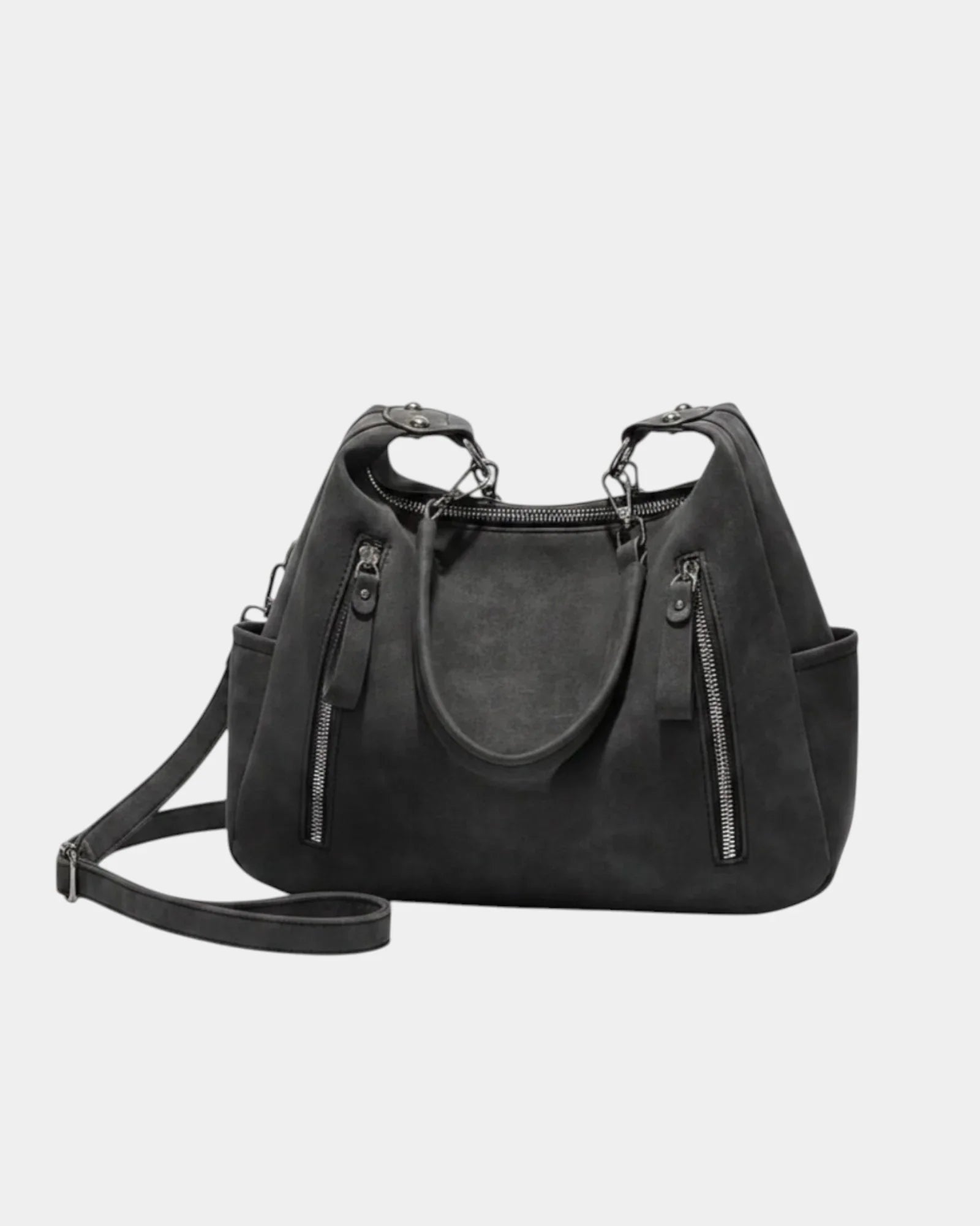 Adèle | Texturiertasche mit Schulterriemen