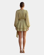 Aude | Kurzes Kleid mit Volants