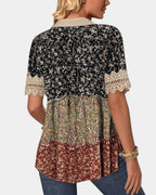 Évania | Florale Bluse