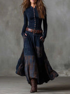 Leonora | Lange Vintage-Robe