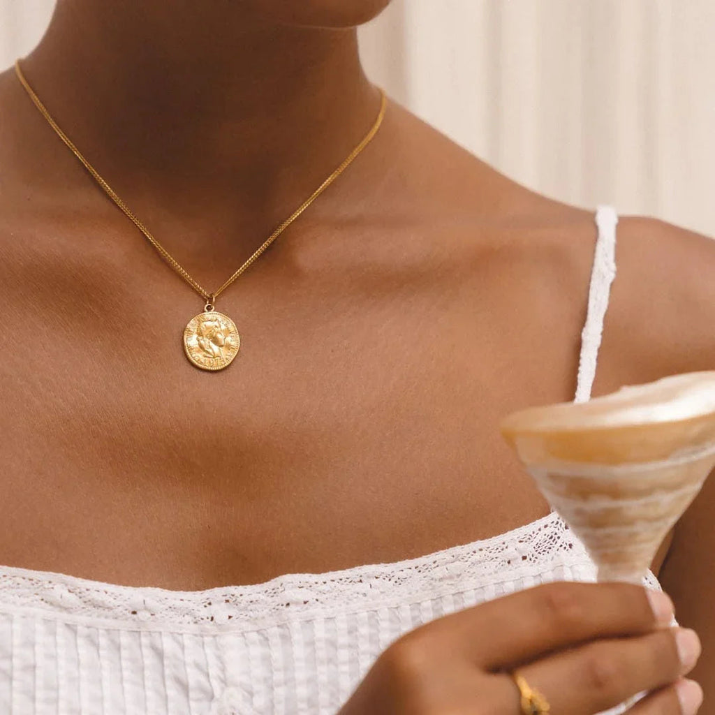 Bérénice | Elegantes Collier aus antiker Münze