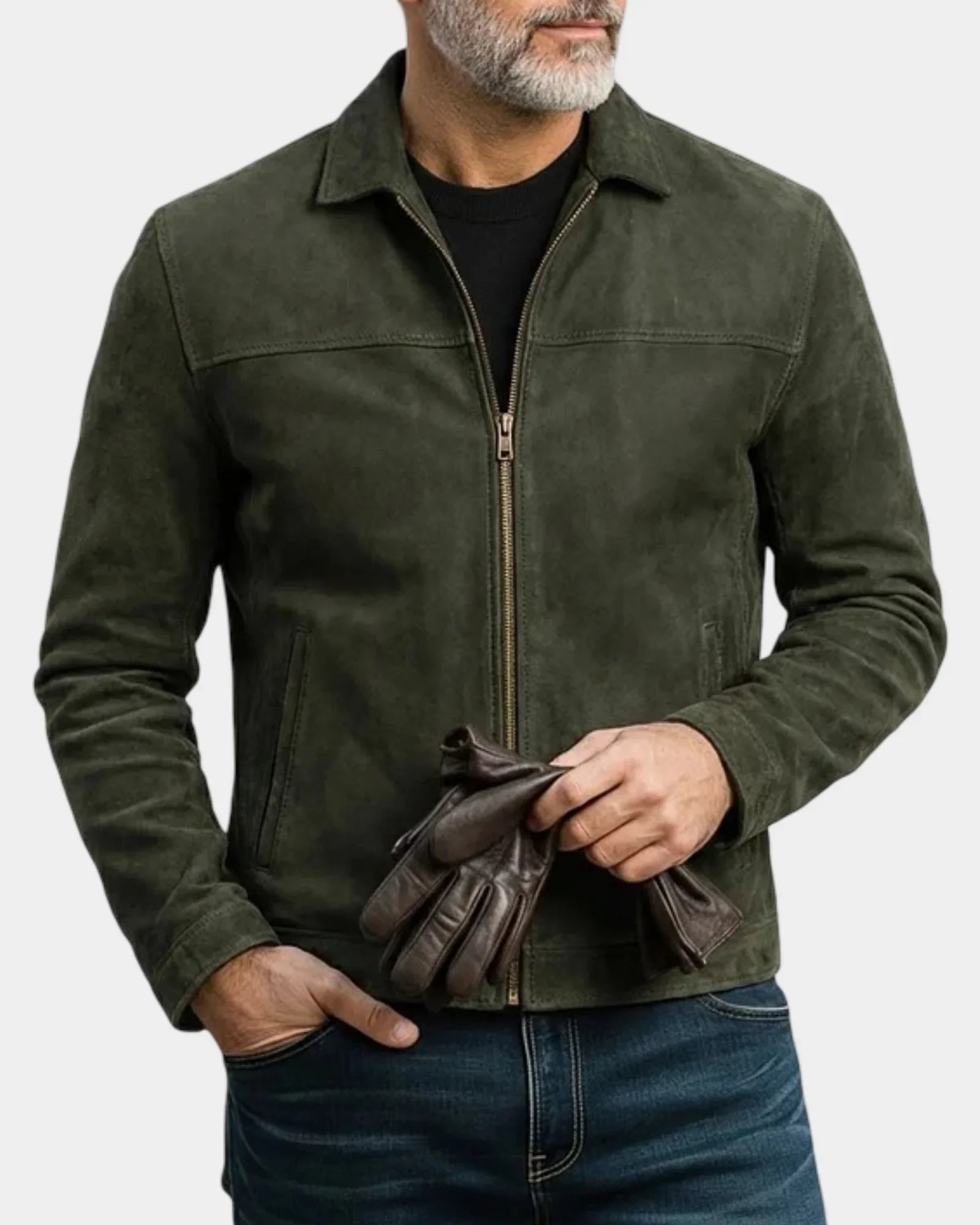 Mathis | Wildleder-Effektjacke