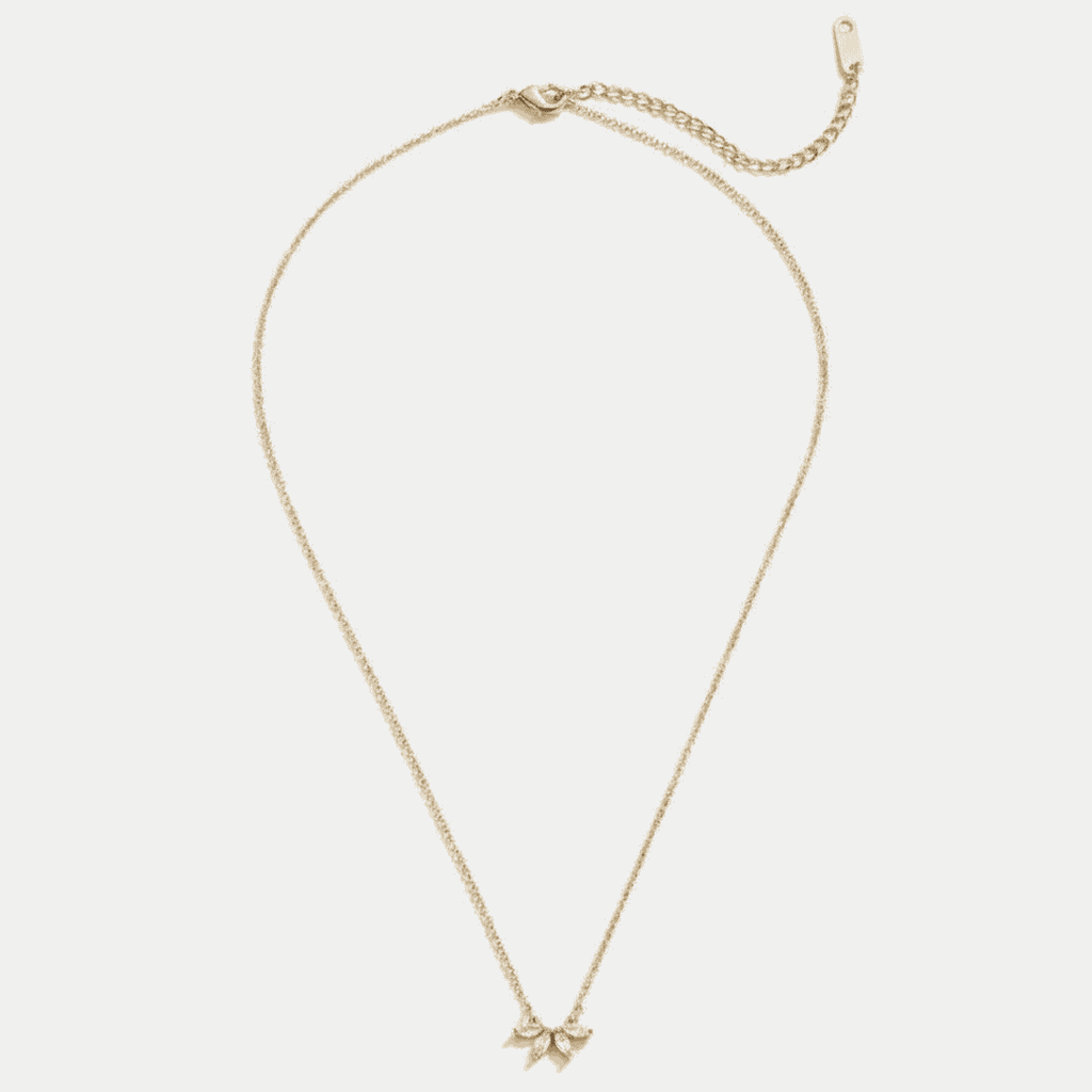 Lucie | Funkelndes Kristallblatt-Halsband