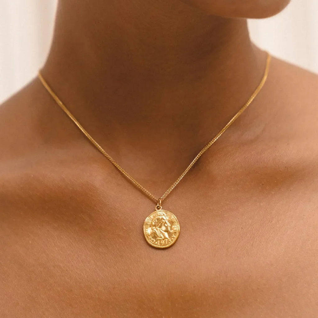 Bérénice | Elegantes Collier aus antiker Münze