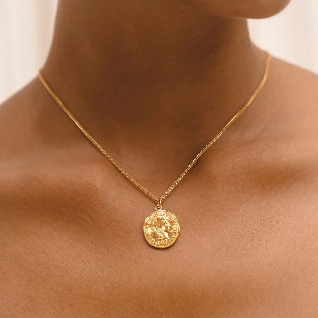 Bérénice | Elegantes Collier aus antiker Münze