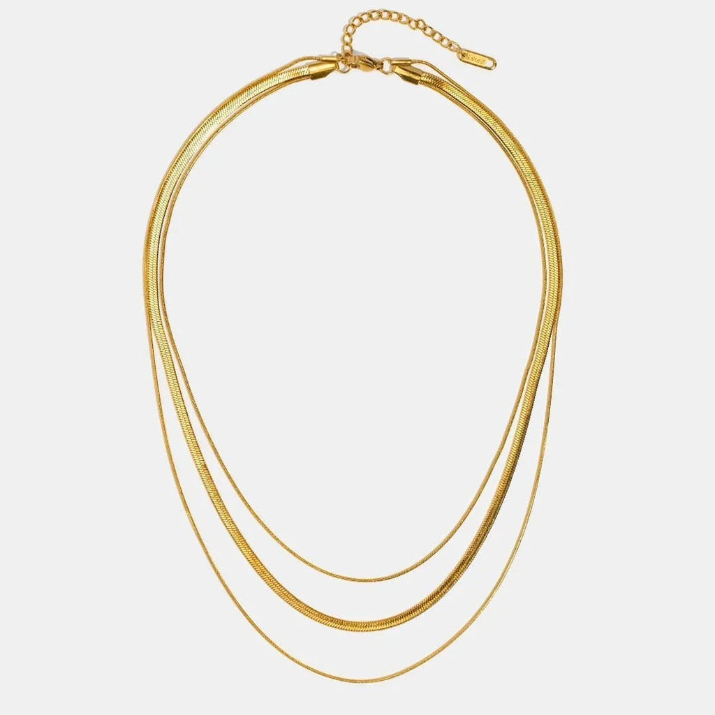 Esmée | Mehrschichtiges Goldcollier