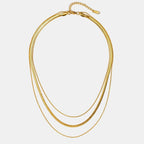 Esmée | Mehrschichtiges Goldcollier