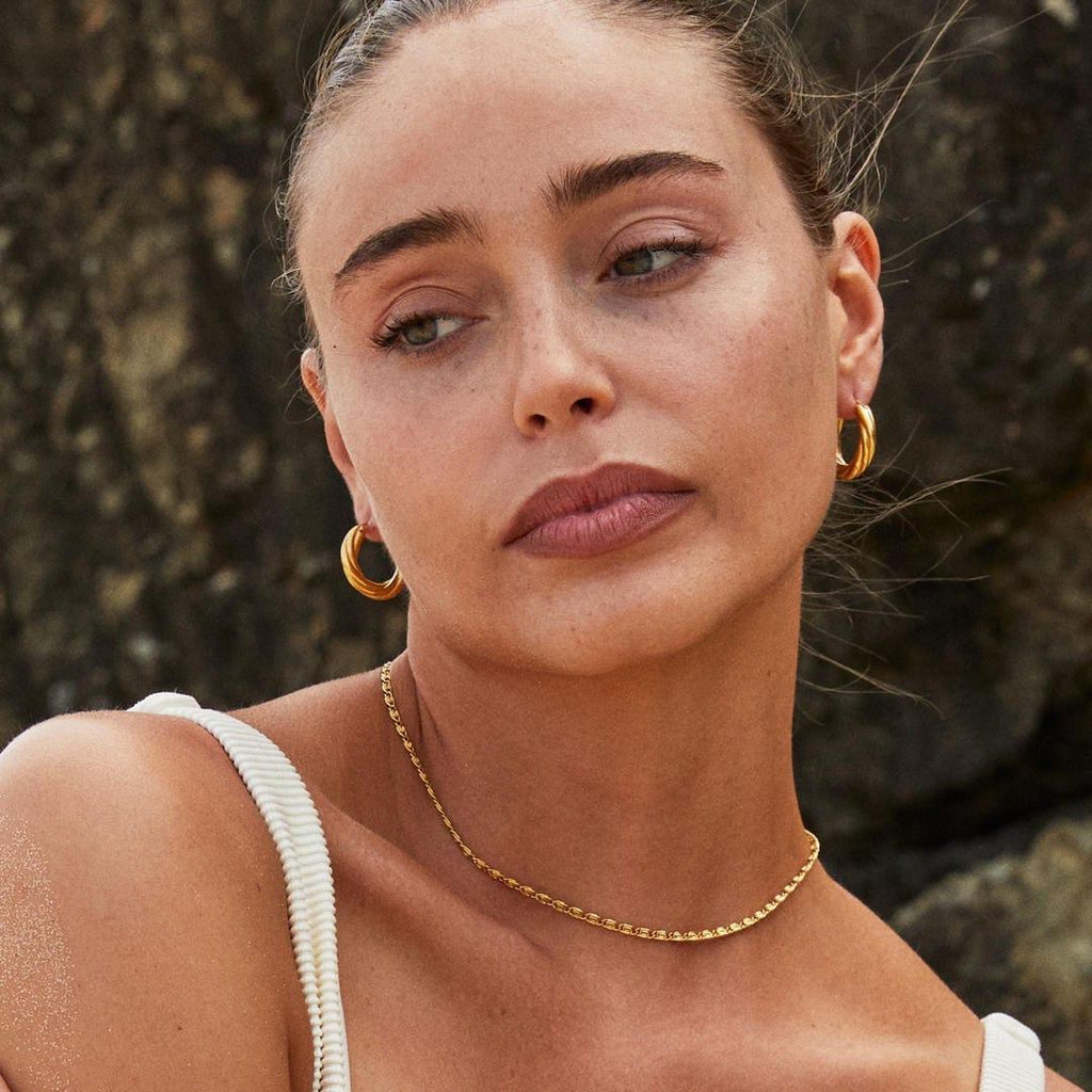 Sidonie | Luxuriöse Gold Choker-Halskette