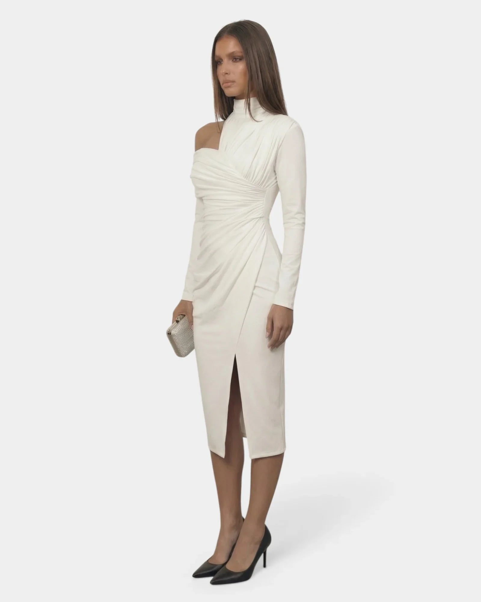 Fernande | Maxi Kleid Drapiert