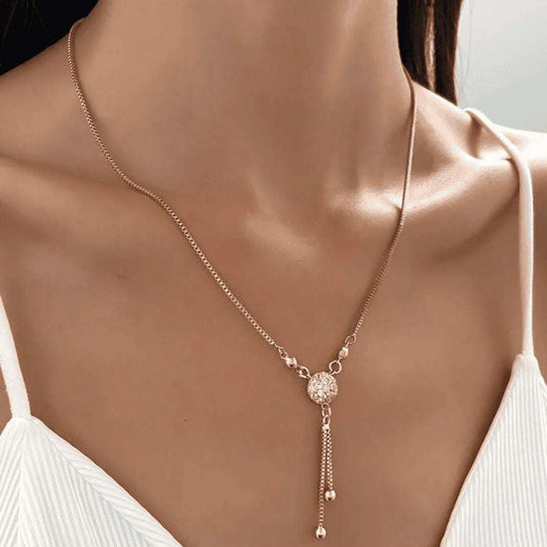 Rosalie | Vintage Gold Pendant Necklace