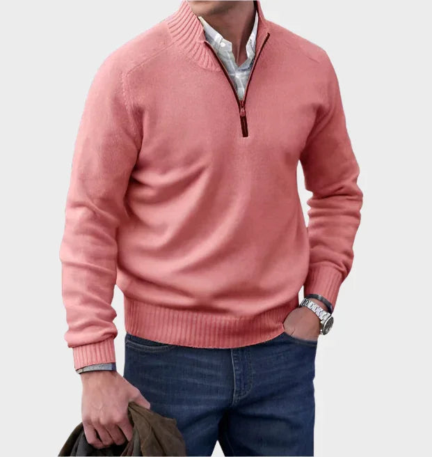 Malik | Eleganter Pullover mit Reißverschluss