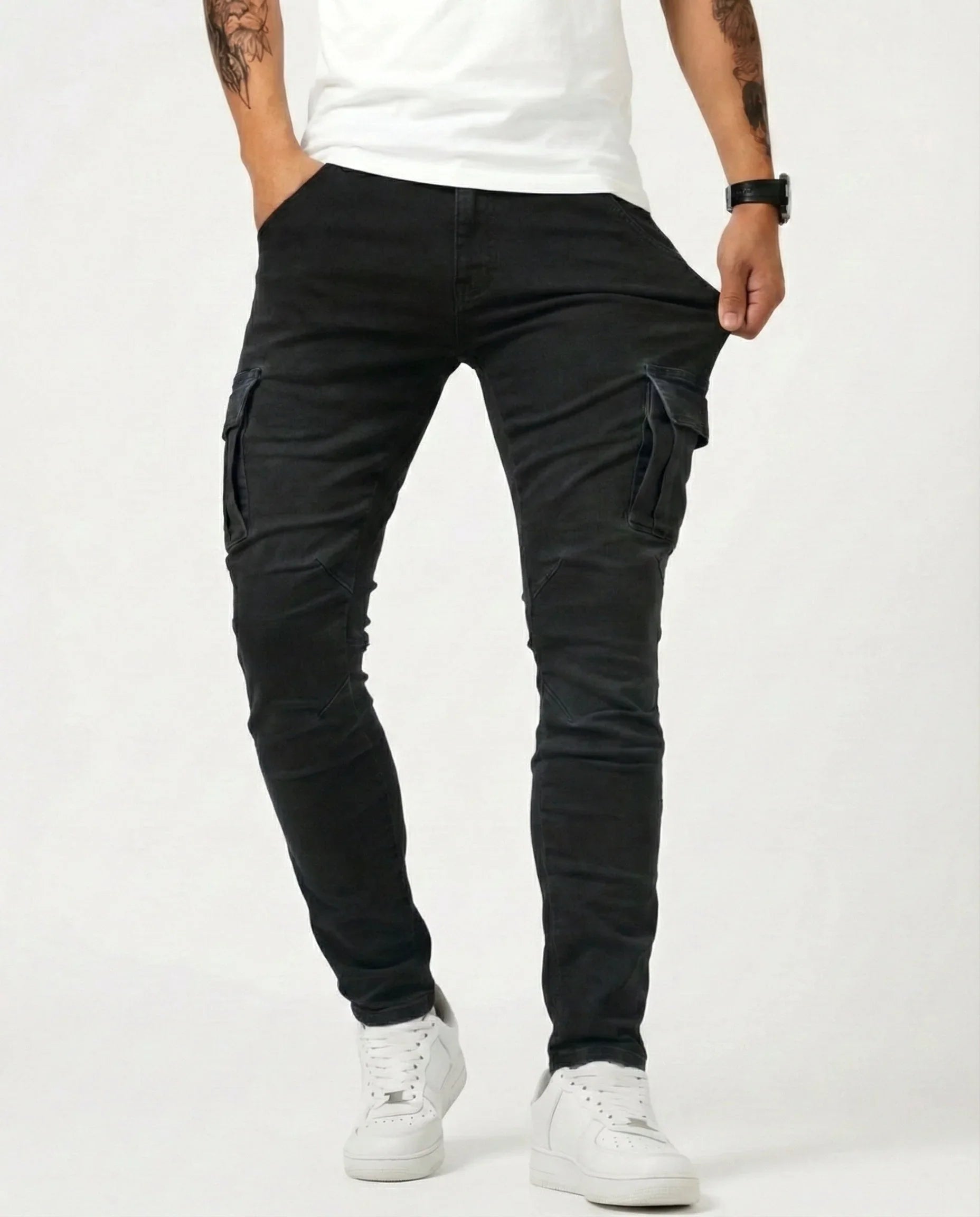 Jean | Elastische Cargo-Hose