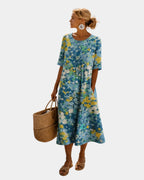 Liséa | Midi-Blumenkleid