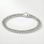 Adele | Kubanisches Armband aus Moissanit