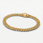 Adele | Kubanisches Armband aus Moissanit
