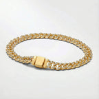 Adele | Kubanisches Armband aus Moissanit