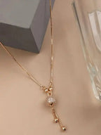 Rosalie | Vintage Gold Pendant Necklace