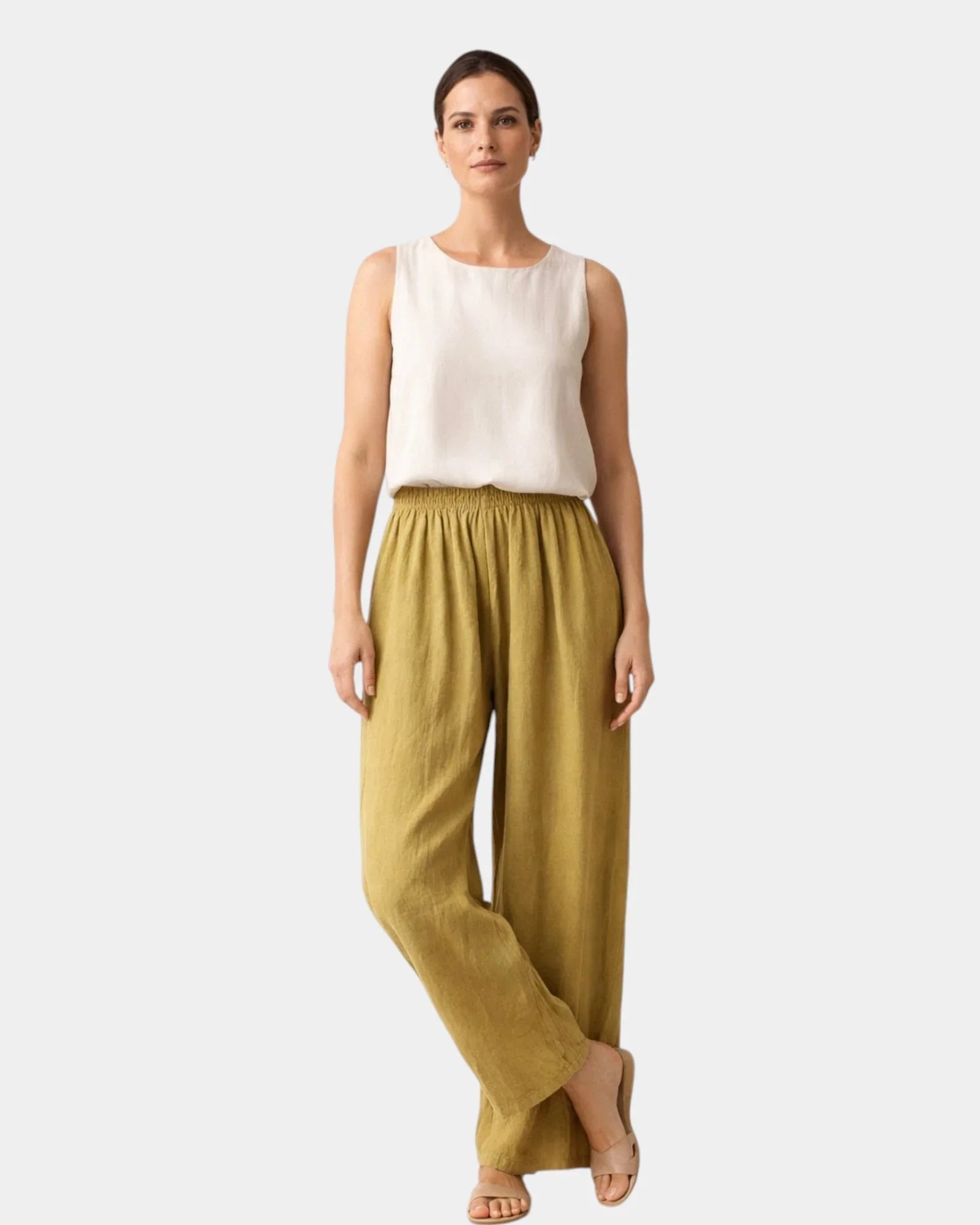 Alix | Baumwoll- und Leinenhose