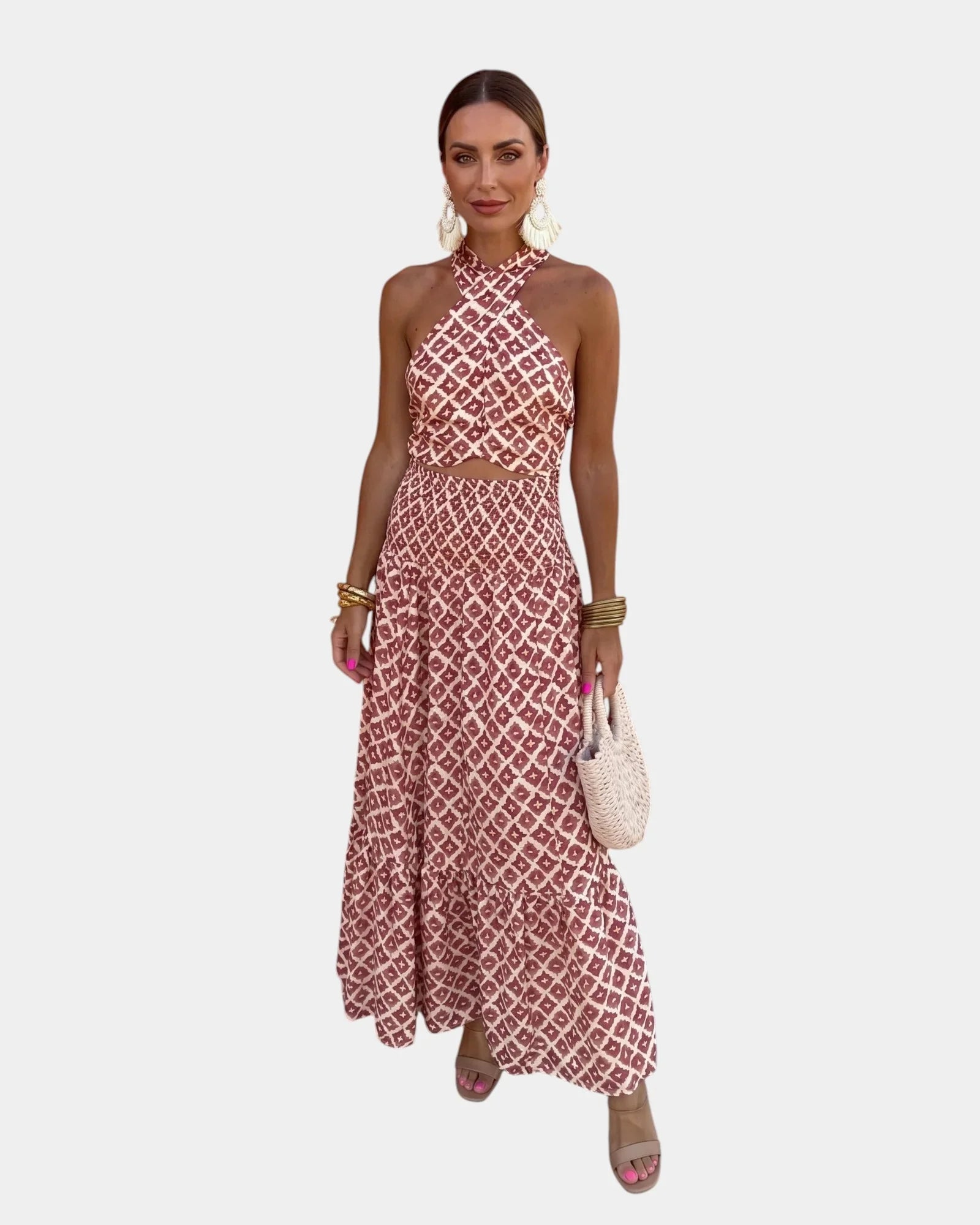Prudence | Elegantes Ensemble mit schulterfreien Design